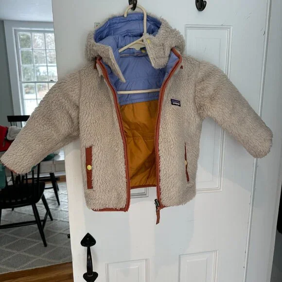 Patagonia Girls Toddler Reversible Tribbles Hoody Jacket